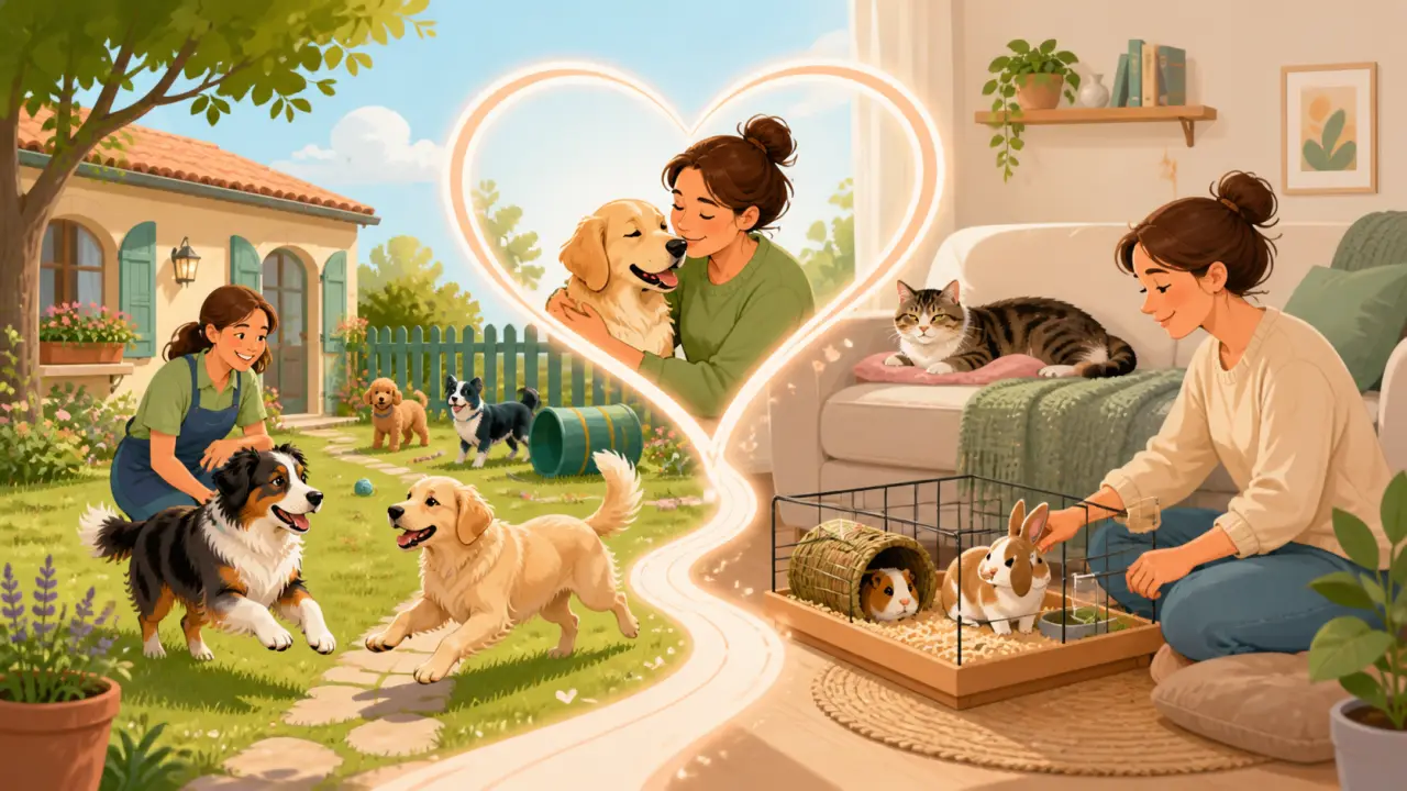 Illustration d'animaux heureux dans une composition bento colorée